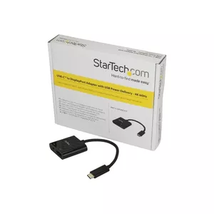 USB C uz DisplayPort adapteris StarTech.com CDP2DPUCP 4K 60Hz Power Delivery