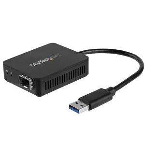 USB 3.0 to Fiber Optic Converter StarTech.com US1GA30SFP Wired USB Gigabit Network Adapter