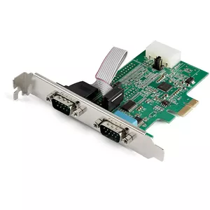 StarTech.com 2-portu PCI Express RS232 Seriālais Adaptera Kārta PCIe RS232 Seriālais Host Kontrolieris Divkāršais Seriālais DB9 16950 UART