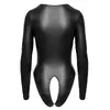 Body Cottelli Collection L — black crotchless body Photo 8
