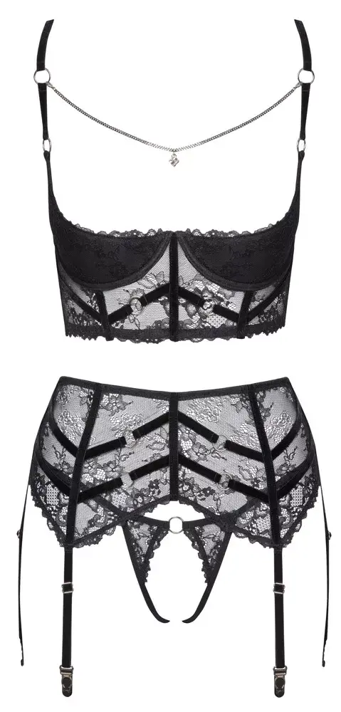 Cottelli Collection Shelf Bra Set 90B/XL комплект белья Photo 7