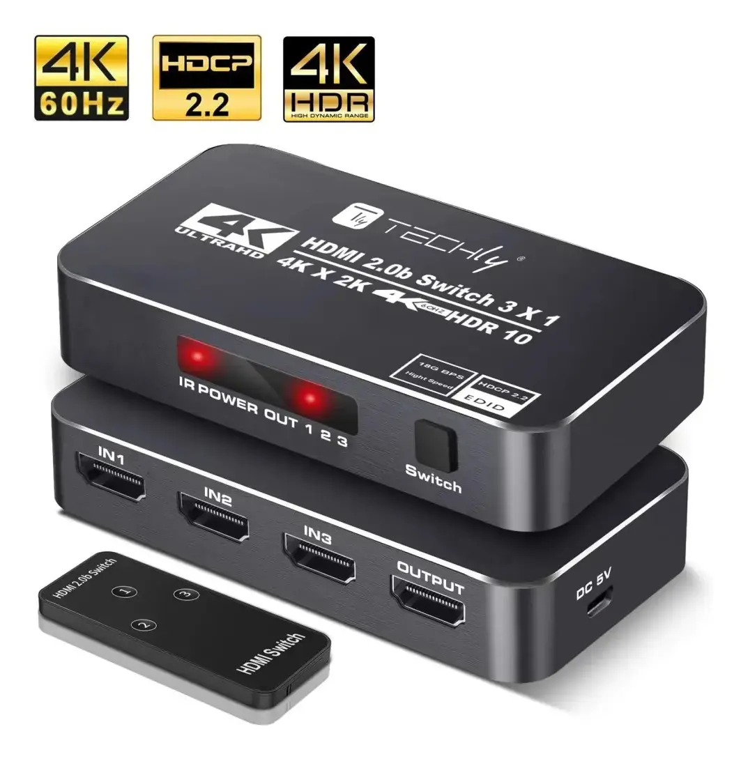 Видеокоммутатор Techly IDATA HDMI2-4K3160B Photo 2