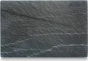 ZELLER Anthracite Slate 26256 — decorative slate tray/plate, anthracite finish