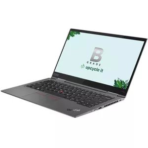 upcycle it Lenovo ThinkPad X1 Yoga Gen 5 (Refurbished) Grade B Intel® Core™ i5 i5-10210U Hybrid (2-in-1) 35.6 cm (14") Touchscreen Full HD 16 GB LPDDR3-SDRAM 256 GB SSD Windows 11 Pro Grey