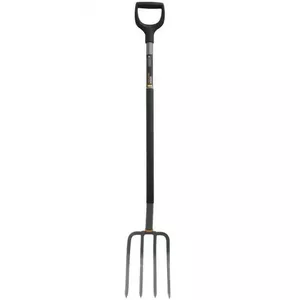 Raktņu dakšas Fiskars 1070712 ergonomiska viegla izturīga, tērauda zobi, gara roktura
