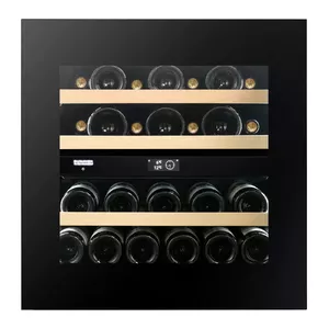 Built-in wine cooler Dunavox DVN-25.65DB.TO dual zone, 25 bottles, push-to-open, TFT touch, WiFi, energy class F