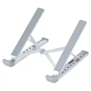Laptop stand StarTech.com Foldable Laptop Riser Stand Portable Height Adjustable Ergonomic Aluminum 22lb
