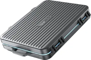 Storage Case ORICO PHCD-3-BK-BP — holds 12 SD and 12 microSD cards, compact protective organizer
