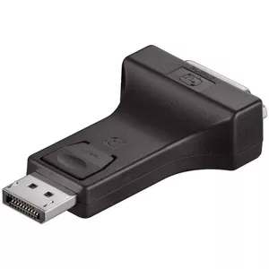 Cable gender changer Alcasa DVI-DP Black