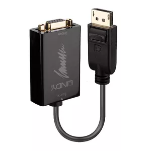 Active Converter Cable Lindy DisplayPort 1.2 to VGA