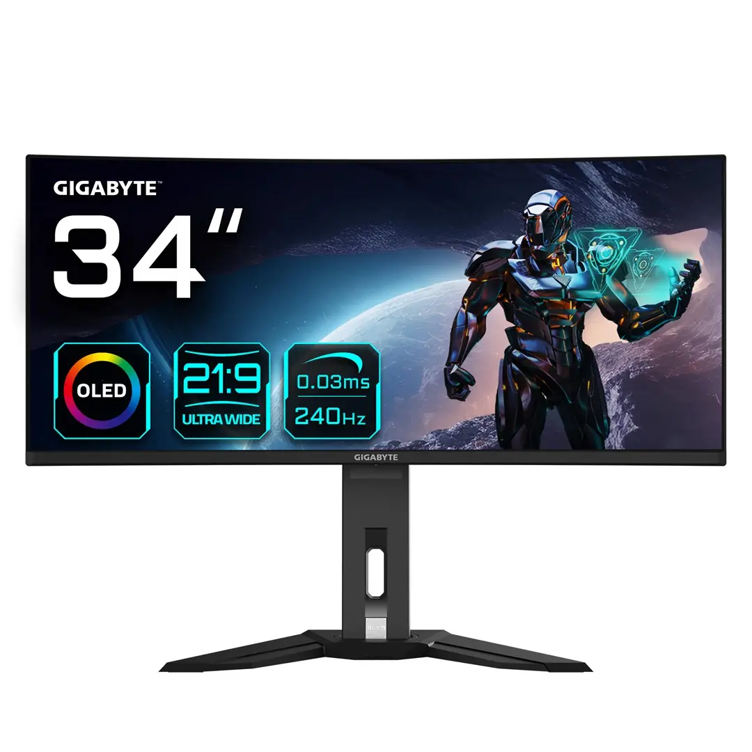 GIGABYTE MO34WQC2 34" Izliekts spēļu monitors