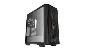 Mid Tower Computer Case DeepCool CG540 — Black, ATX support, spacious interior, optimized airflow