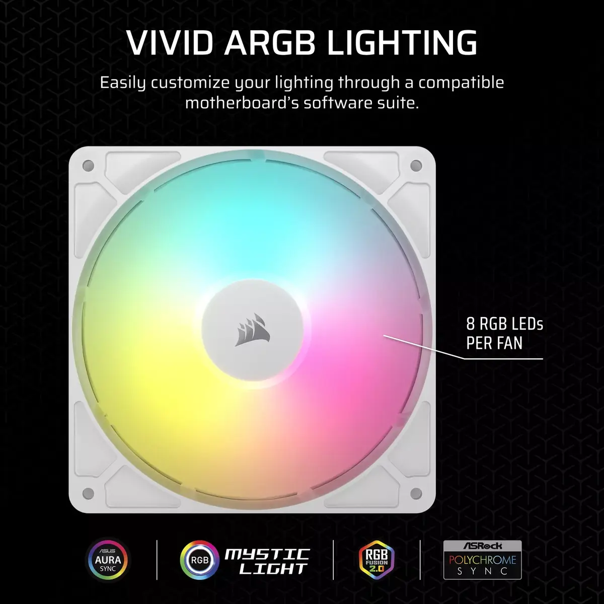 Ventilators Corsair RS140 ARGB Photo 6