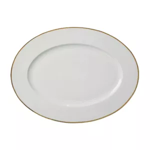 Ovāla šķīvis Quality Ceramic PRIMA GOLD 30 cm, keramikas