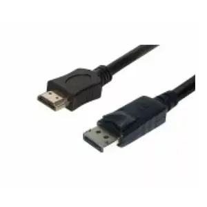 Video cable adapter Helos 118779 5 m DisplayPort HDMI Black