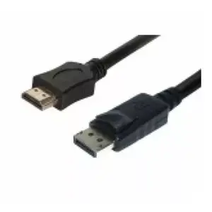 Video cable adapter Helos 118881 10 m DisplayPort HDMI Black