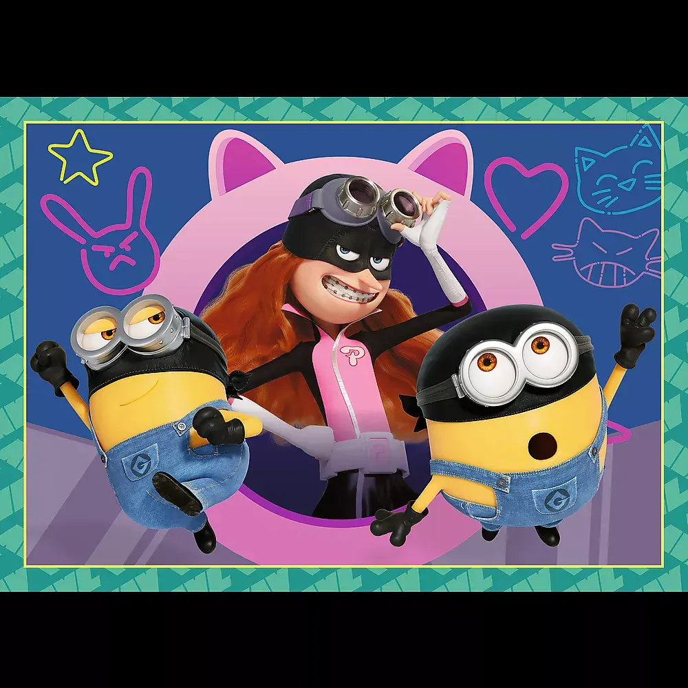 TREFL MINIONS puzļu komplekts 4-in-1 Photo 5