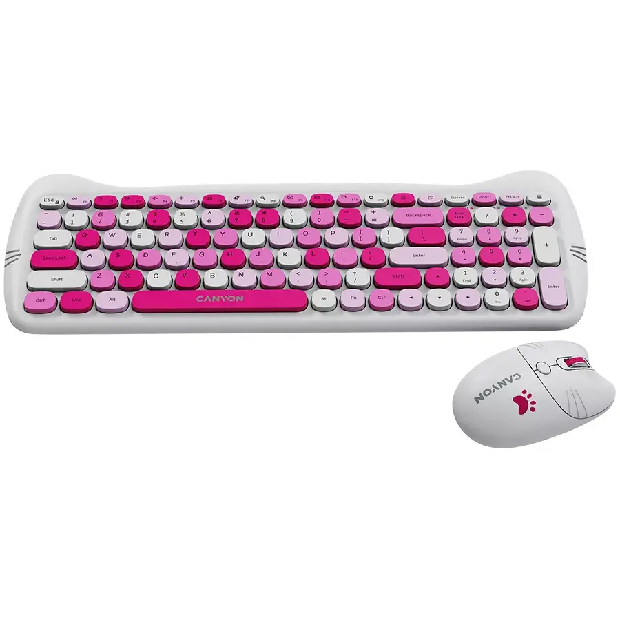 Wireless Keyboard and Mouse CANYON HSET-W6 Photo 3