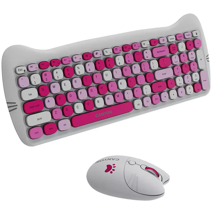 Wireless Keyboard and Mouse CANYON HSET-W6 Photo 4