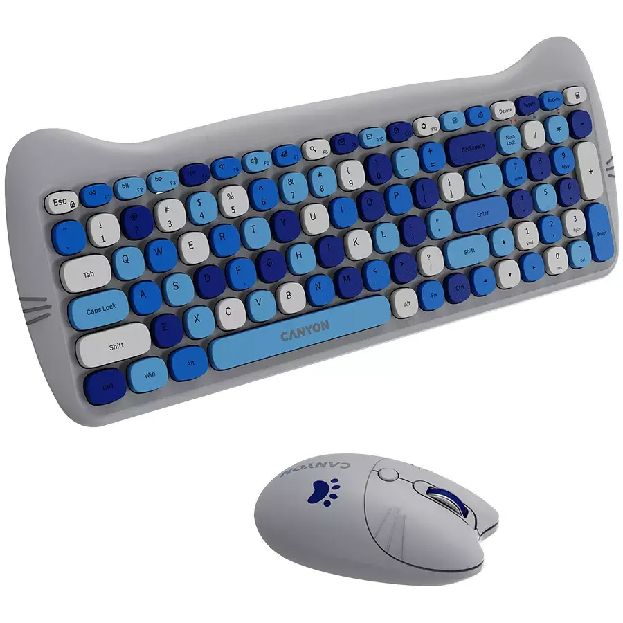 Wireless Keyboard and Mouse CANYON HSET-W6 Photo 4