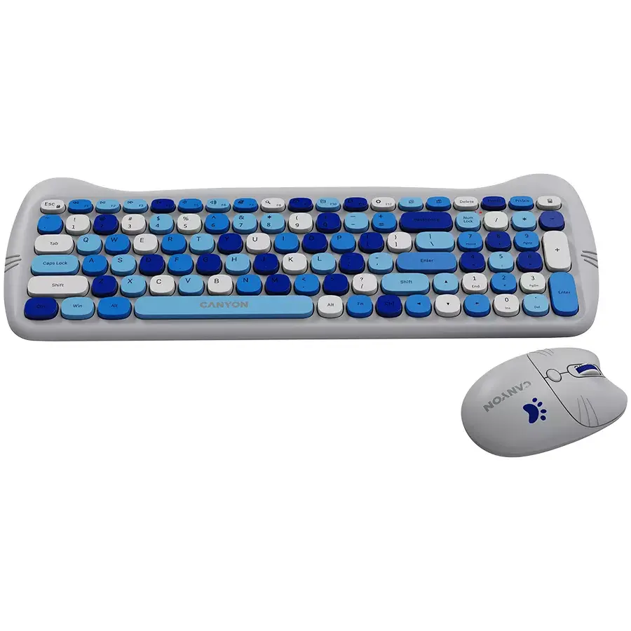 Wireless Keyboard and Mouse CANYON HSET-W6 Photo 5
