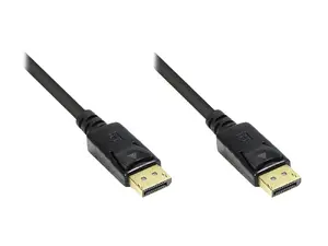 Good Connections DisplayPort vīrietis uz vīrieti kabelis 2 metri Melns 2560 x 1600 izšķirtspēja