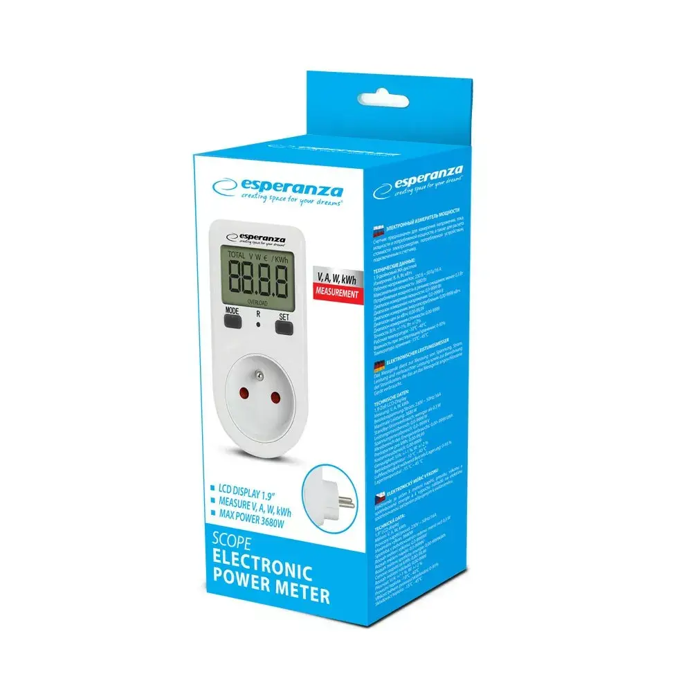 Power consumption meter ESPERANZA ELA102 Photo 5