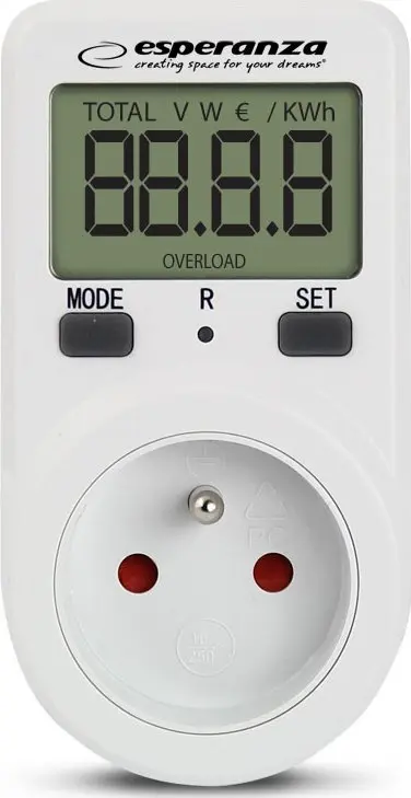 Enerģijas mērītājs ESPERANZA ELA102 — elektronisks