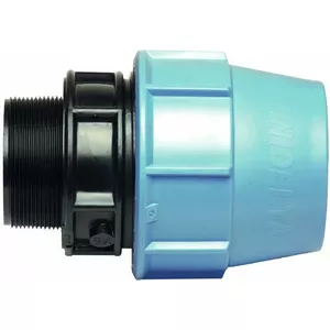 Transitional PE Threaded Connector Unidelta 25 mm x 1" (601526) - plumbing fitting