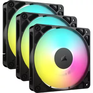 Fan Corsair RS120 ARGB Computer case Fan 12 cm Black 3 pc(s)
