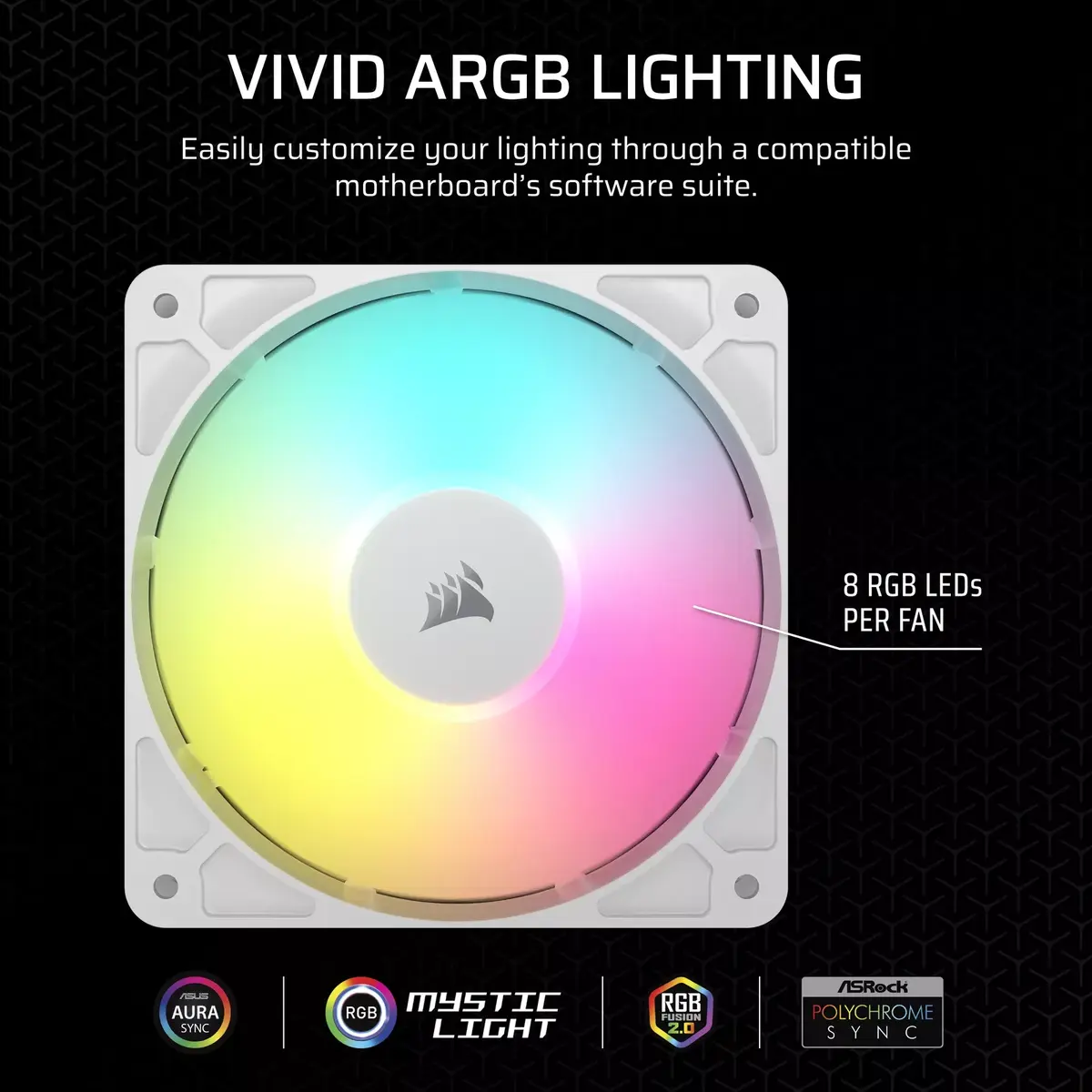 Вентилятор Corsair RS120 ARGB Photo 7