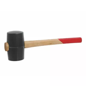 Gumijas āmurs MODECO MN-31-016, koka rokturis, 450 g