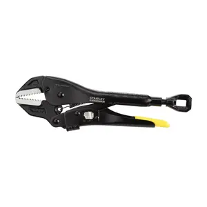 Клещи-фиксатор STANLEY FATMAX Lockgrip прямые губки, Cr‑V, 180 мм, 460 г