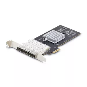 Сетевая карта StarTech.com 4-Port GbE SFP PCIe 2.0 x2 Intel I350-AM4 1000BASE