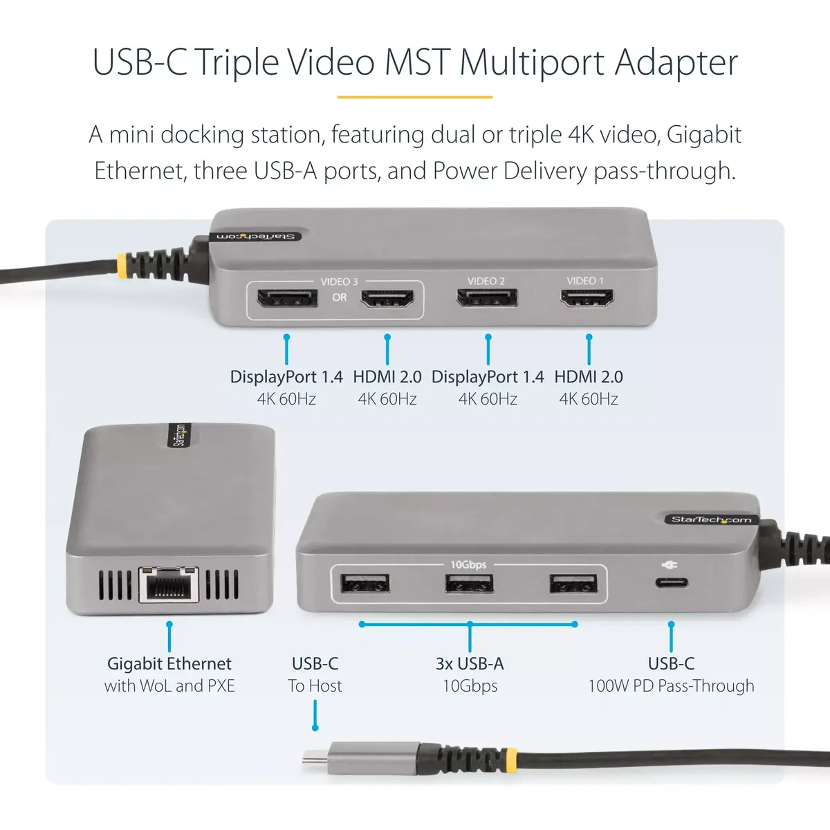 USB-C Multiport Adapter StarTech.com 117B-USBC-MULTIPORT Photo 11