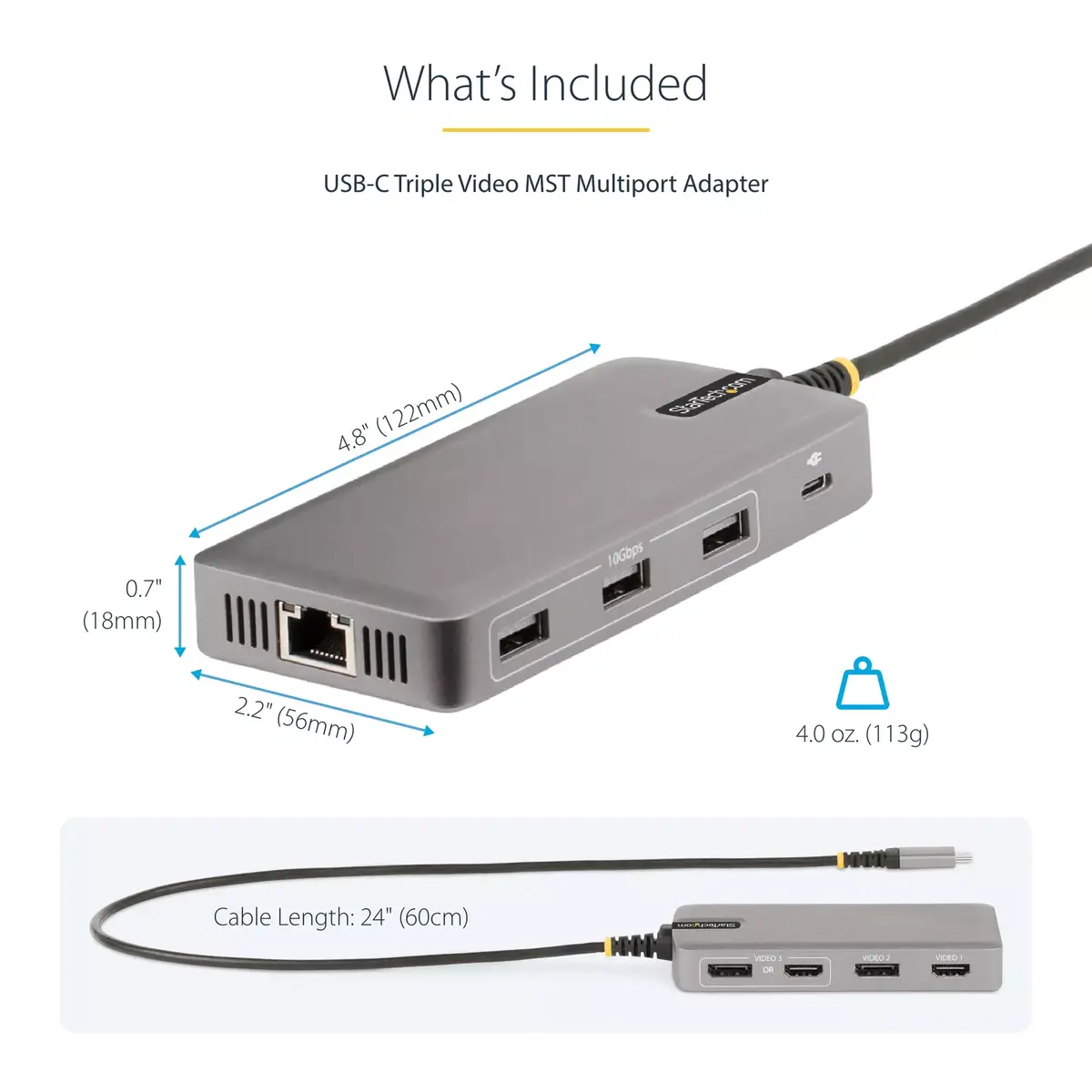 USB-C Multiport Adapter StarTech.com 117B-USBC-MULTIPORT Photo 15