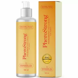 Masāžas eļļa Pherostrong D-240079 100 ml — sievietēm, ķermeņa un intīmam masāžai