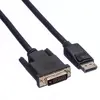 DisplayPort kabelis ROLINE DP-DVI (24+1) LSOH M/M 2 m Photo 2