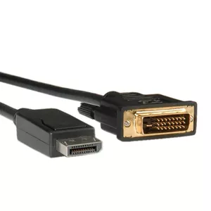 Кабель DisplayPort ROLINE DP-DVI (24+1) LSOH M/M 3м