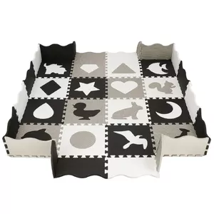 Foam puzzle mat Springos FM0012 150x150 cm — interlocking play mat