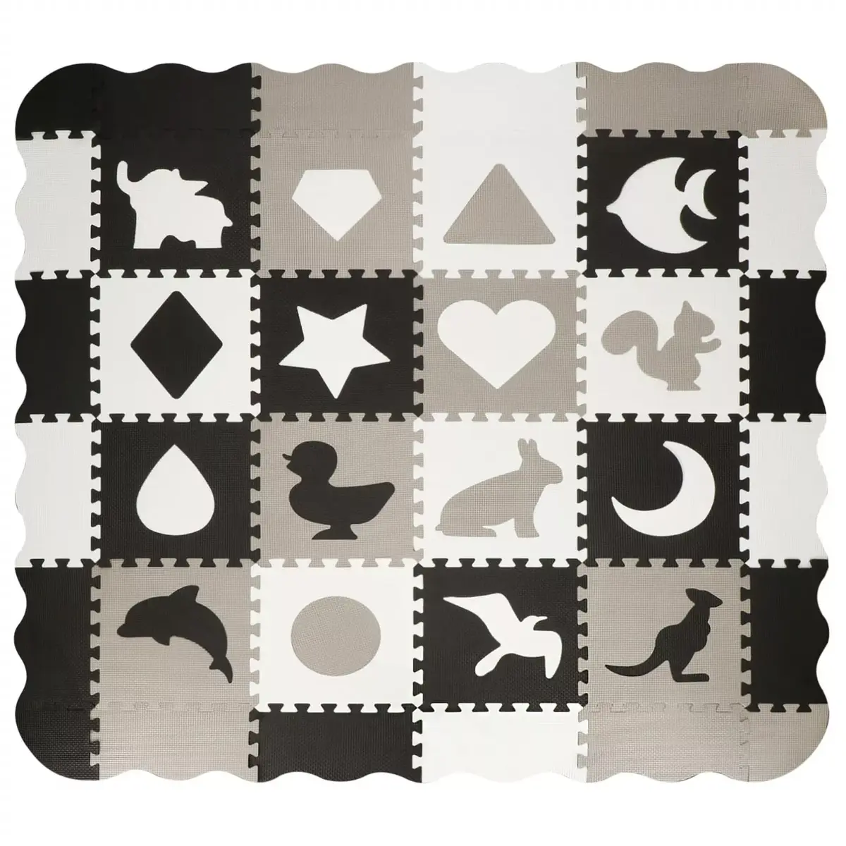 Foam puzzle mat Springos FM0012 150x150 cm Photo 4