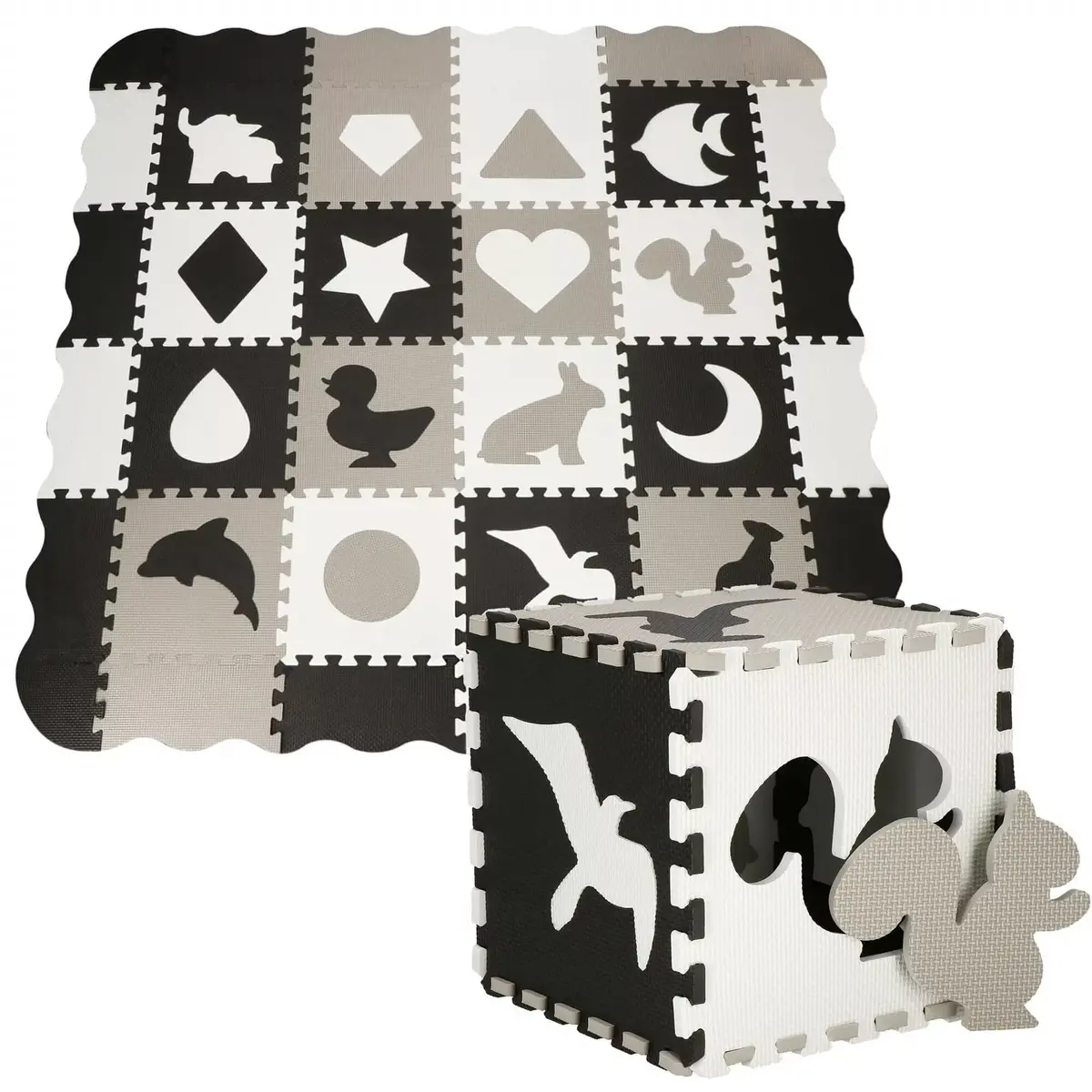 Foam puzzle mat Springos FM0012 150x150 cm Photo 6
