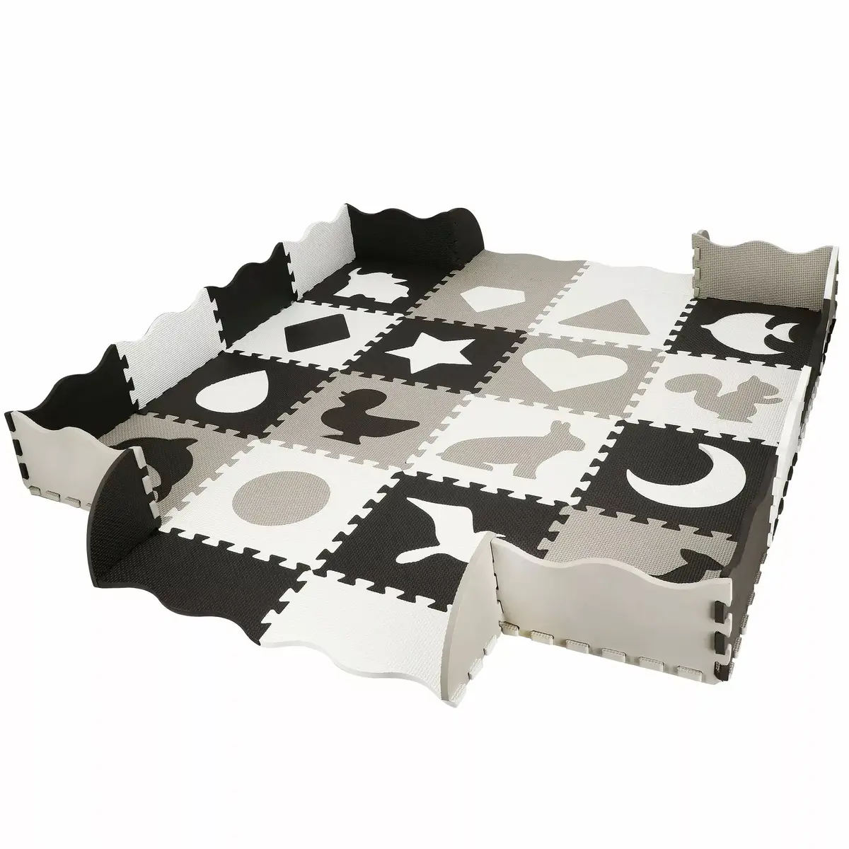 Foam puzzle mat Springos FM0012 150x150 cm Photo 9