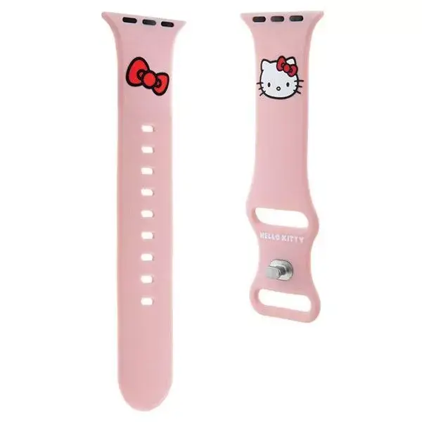 Силиконовый ремешок HELLO KITTY для Apple Watch HKAWLSCHBLP Photo 5