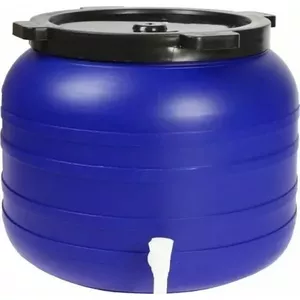 RING 100L Round Plastic Barrel with Tap