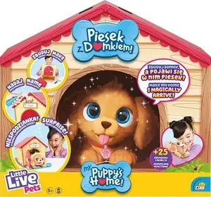 Интерактивная игрушка Cobi Little Live Pets — собачка с домиком, модель 26477