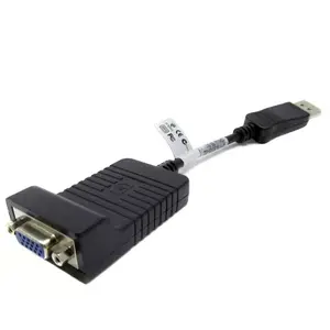 Видеопереходник HP 753745-001 — DisplayPort на VGA, 0,2 м, черный