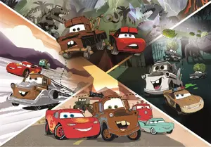 Clementoni 23774 Disney Cars puzzle recommended for children from 4 years of age with 104 maxi SuperKolor pieces