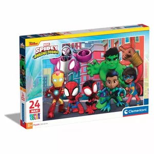 Пазл Clementoni Supercolor 24249 — 24 детали, Marvel (мультфильмы), 620×420 мм, 3+