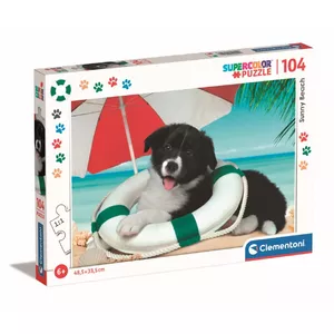 Пазл Clementoni Sunny Beach 104 элемента — Тема: животные, 6+ лет